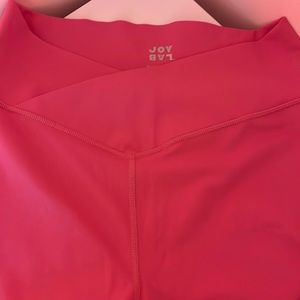 Hot pink biker shorts